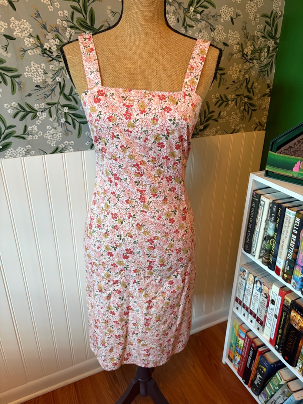 Vintage Ann Taylor Floral Pink Sundress Read Description